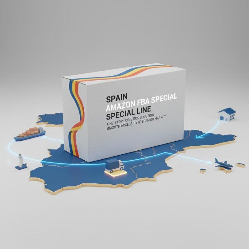 Spain Amazon FBA Special Line with Flexible Shipping Modes, Professional EU Customs Clearance, and Full FBA Warehouse Coverage