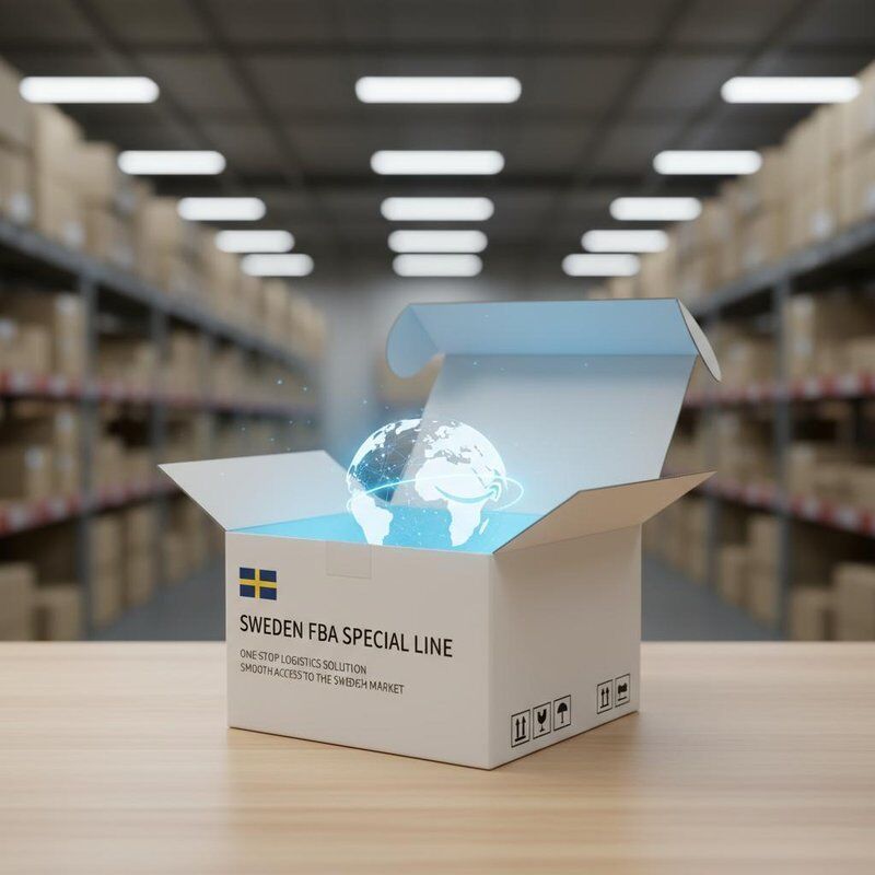 Sweden Amazon FBA Special Line with Flexible Shipping Modes, Professional EU Customs Clearance, and Full FBA Warehouse Coverage