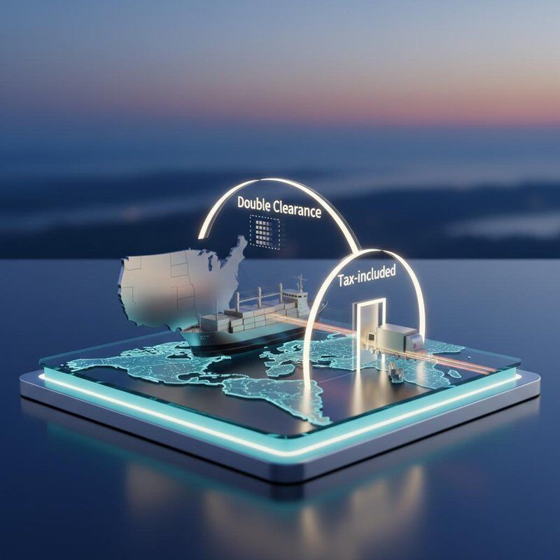 USA Sea Freight DDP Shipping with Double Clearance and Tax-Included Door-to-Door Service