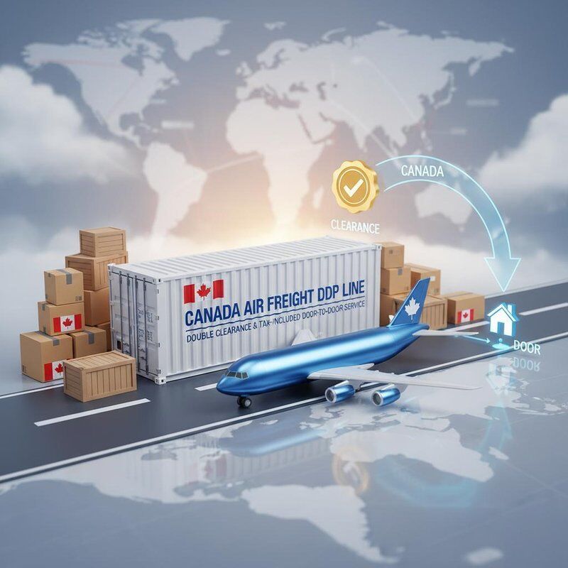 Canada Air Freight DDP Shipping with Double Clearance Tax-Included Door-to-Door Service