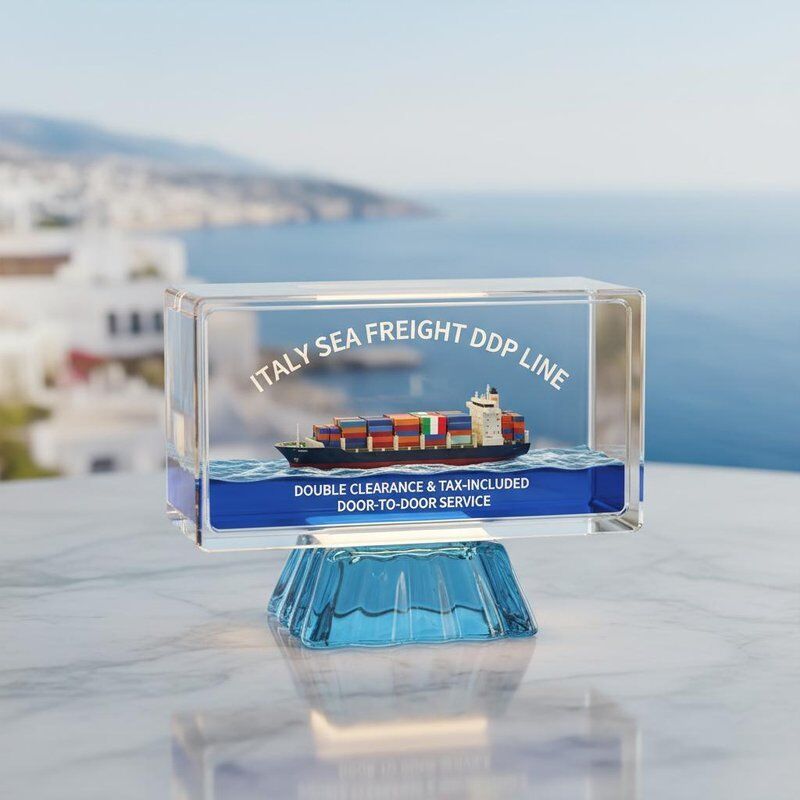 Italy Sea Freight DDP Shipping with Double Clearance Tax-Included Door-to-Door Service
