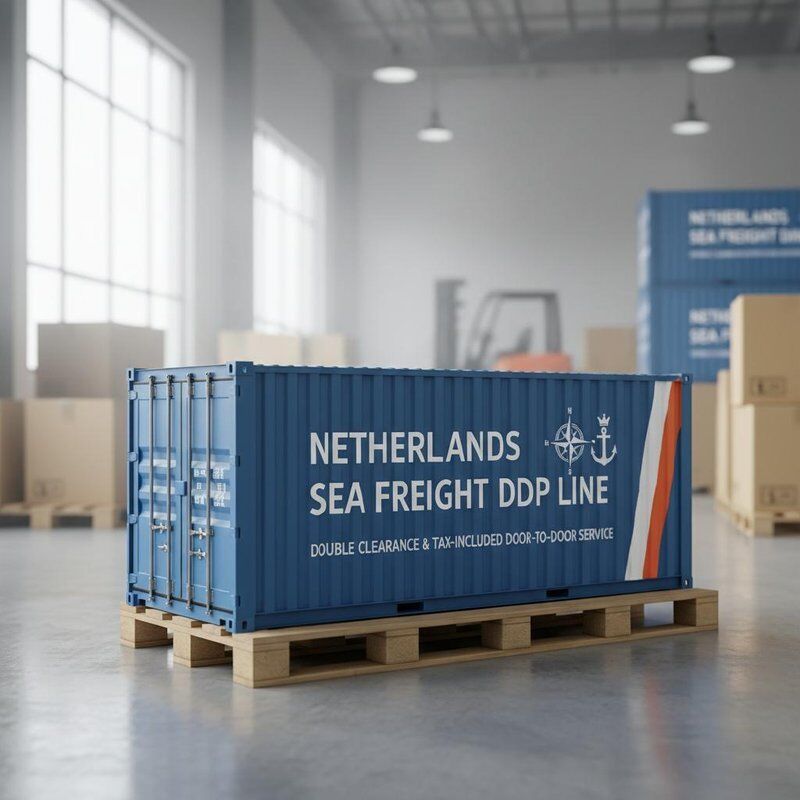 Netherlands Sea Freight DDP Service with Double Clearance, Tax-Included Door-to-Door Delivery