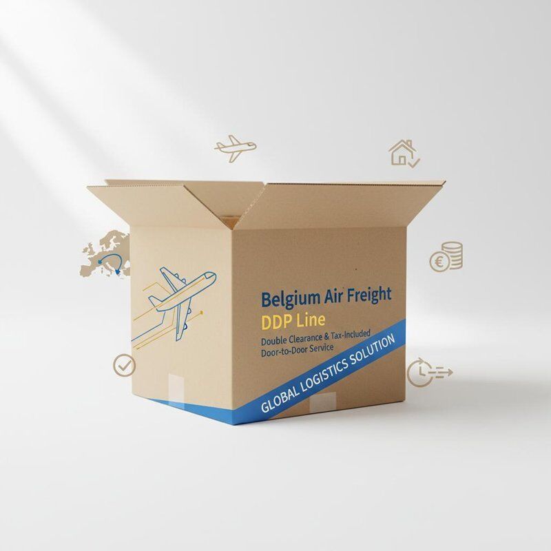 Belgium Air Freight DDP Shipping with Double Clearance Tax-Included Door-to-Door Service