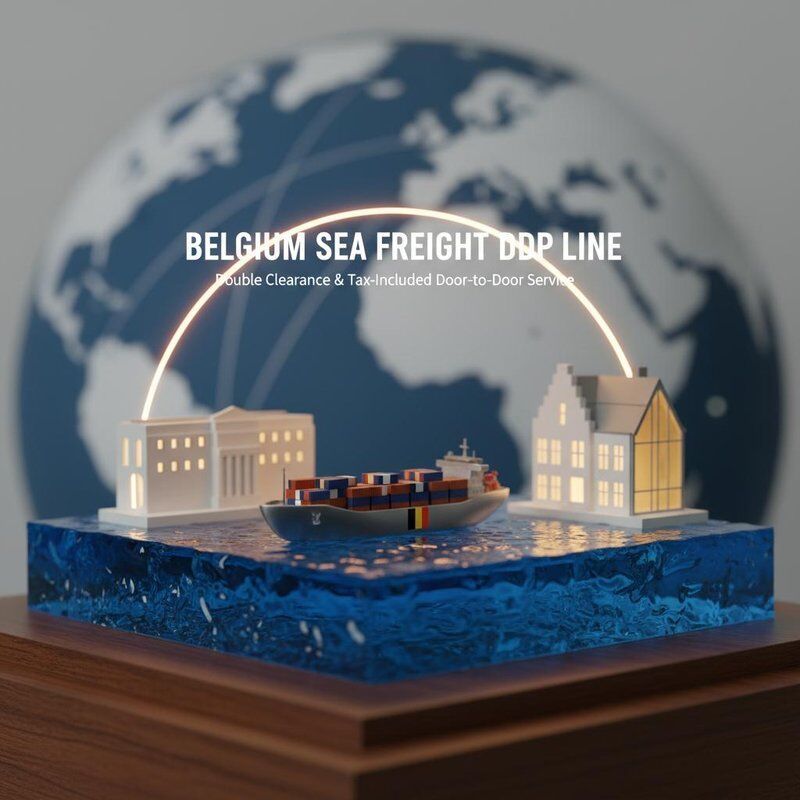 Belgium Sea Freight DDP Shipping with Double Clearance, Tax-Included Door-to-Door Service