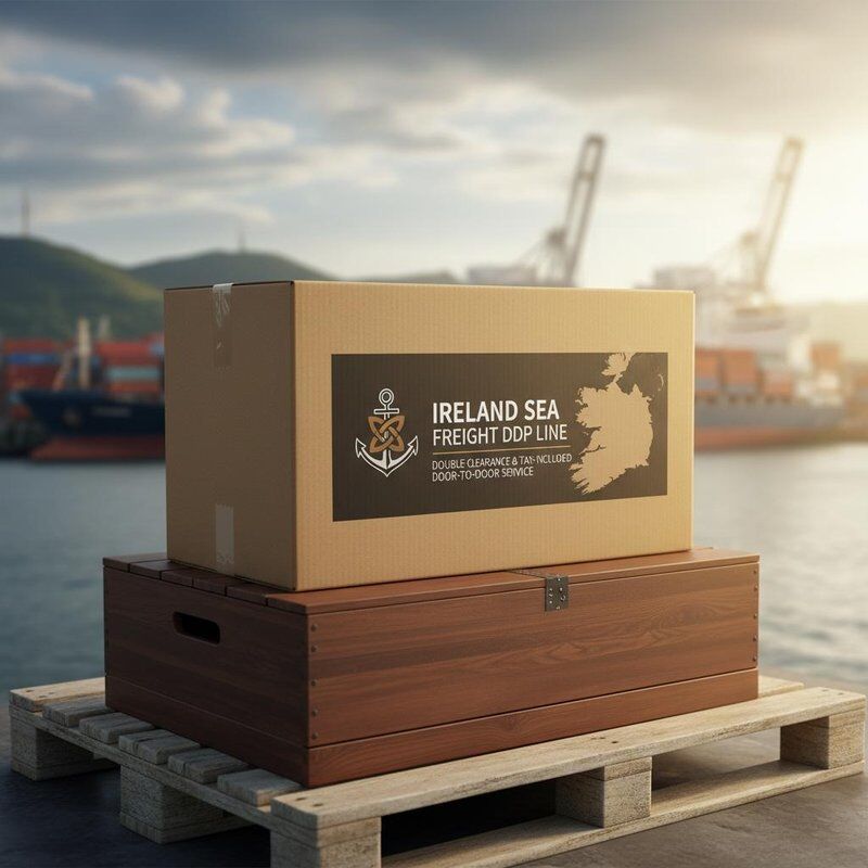 Ireland Sea Freight Double Clearance Tax-Included DDP Door-to-Door International Freight Forwarding Service