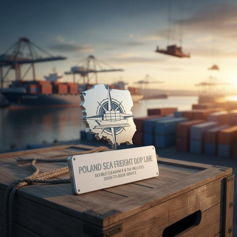 Poland Sea Freight DDP Line with Double Clearance Tax-Included Door-to-Door Service for Global Shipping