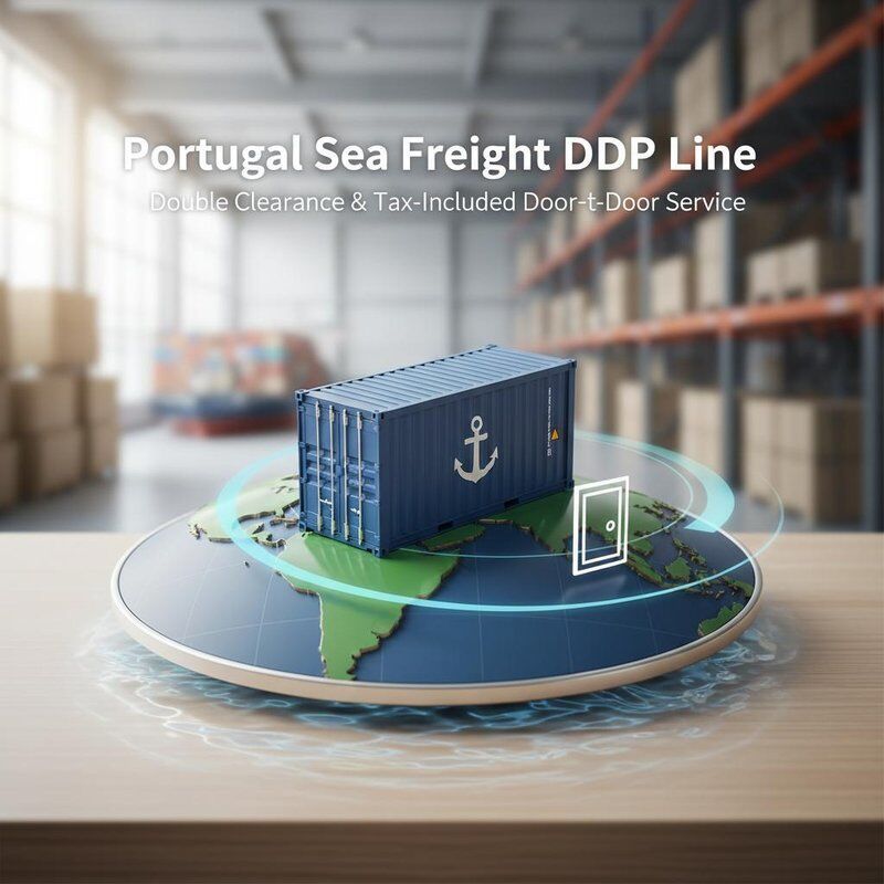 Portugal Sea Freight DDP Shipping with Double Clearance Tax-Included Door-to-Door Service