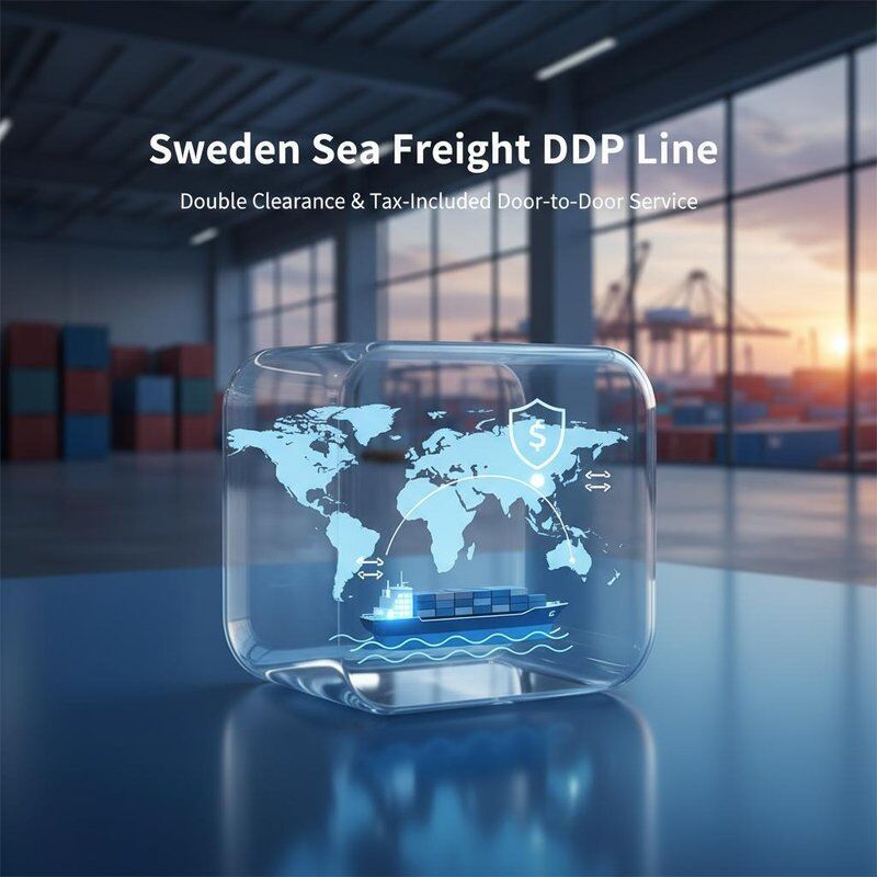 Sweden Sea Freight DDP Shipping with Double Clearance Tax-Included Door-to-Door Service