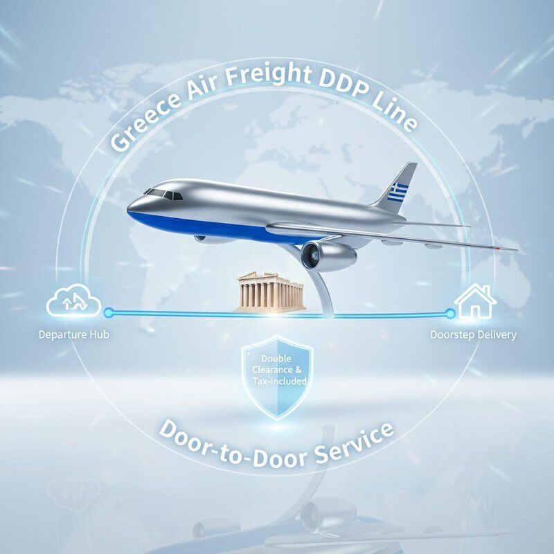 Greece Air Freight DDP Shipping with Double Clearance, Tax-Included Door-to-Door Service