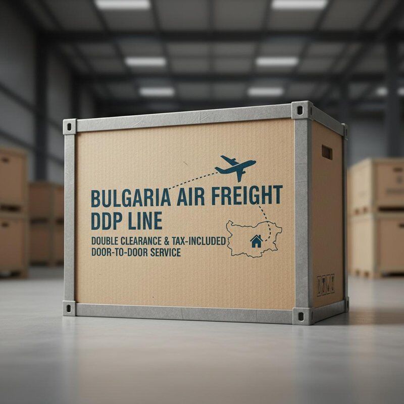 Bulgaria Air Freight DDP Shipping with Double Clearance, Tax-Included, and Door-to-Door Service