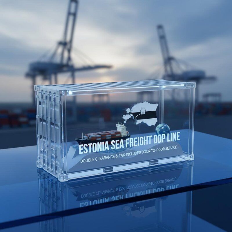 Estonia Sea Freight DDP Shipping with Double Clearance Tax-Included Door-to-Door Service