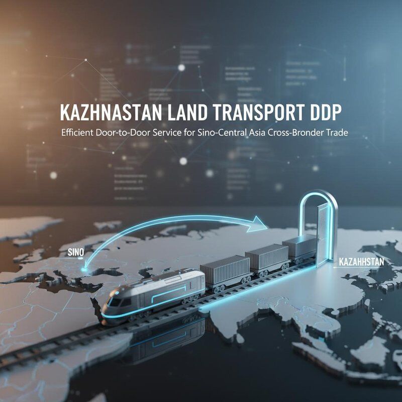 Kazakhstan Land Transport DDP Service mit Tür-zu-Tür-Lieferung, Doppel-Befreiung und 24/7 mehrsprachiger Unterstützung für grenzüberschreitende Logistik