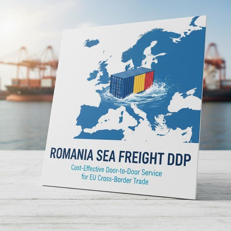 Экономически эффективная Румыния DDP морской грузоперевозки с соблюдением двойного оформления и стабильные сроки для торговли ЕС