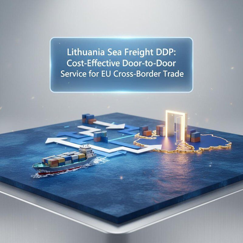 Cost-Effective Lithuania Sea Freight DDP with Compliant Double Clearance and Real-Time Tracking for EU Trade
