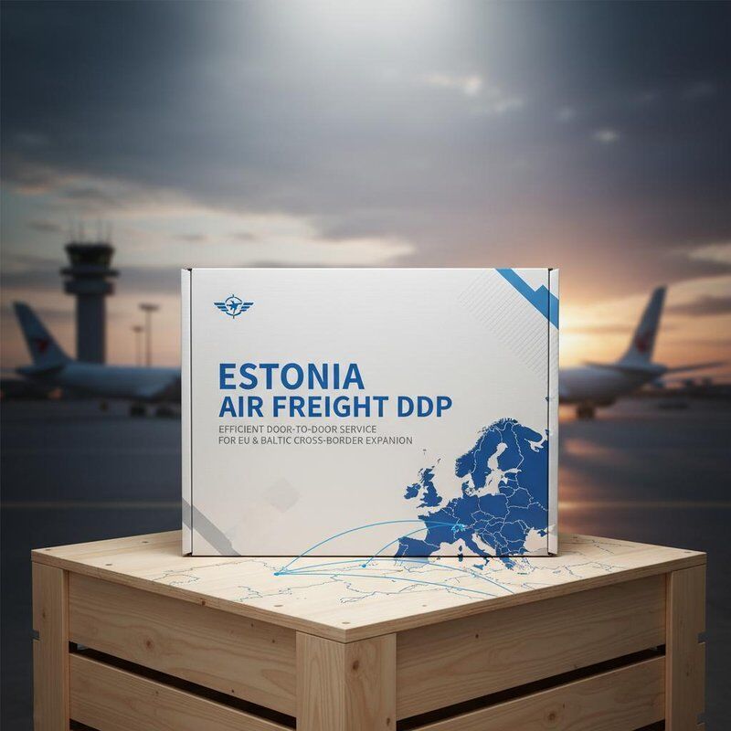 Servizio DDP per il trasporto aereo di merci dall'Estonia con doppia autorizzazione conforme, tempestività rapida e soluzioni per merci sensibili per il mercato UE