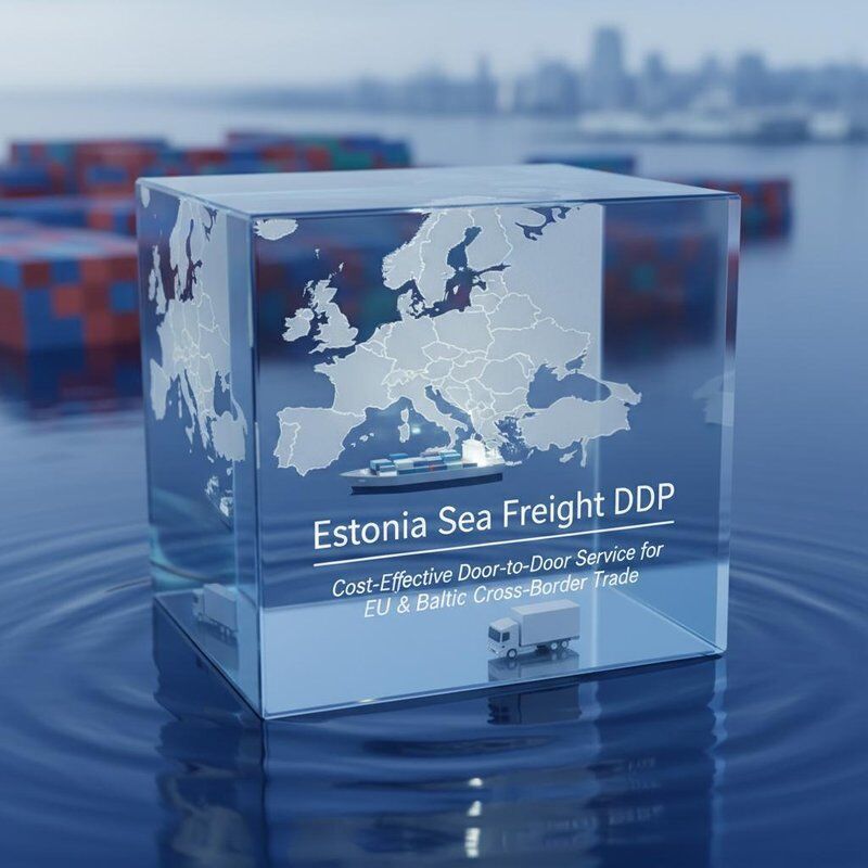 Estonia Trasporto marittimo di merci DDP con servizio porta a porta e doppio sdoganamento conforme
