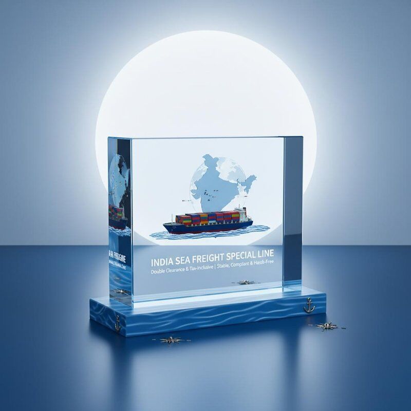 India Sea Freight with Double Clearance & Tax-Inclusive Service Offering Stable Space and Real-time Tracking for International Freight Forwarding