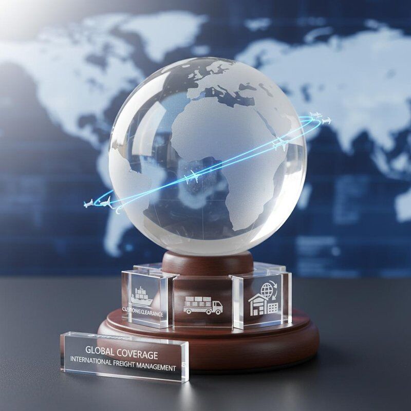 Worldwide Air Freight Forward Including Customsclearance and Global Coverage Delivering International Freight Management