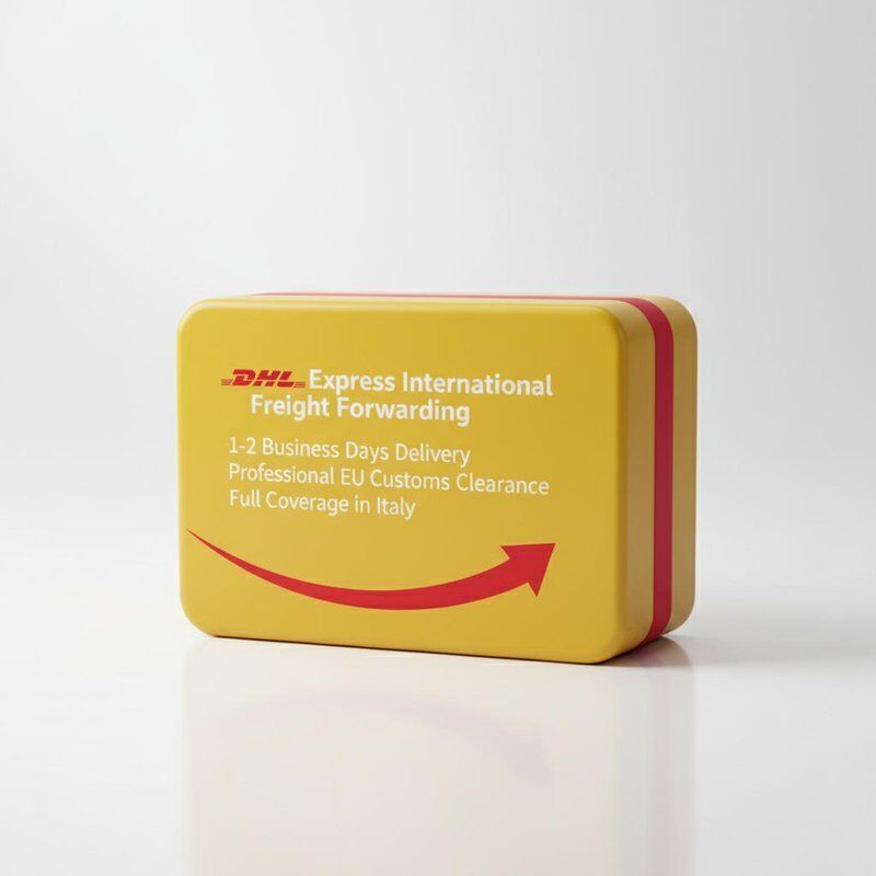 DHL Express International Freight Forwarding with 1-2 Business Days Delivery and Professional EU Customs Clearance for Full Coverage in Italy