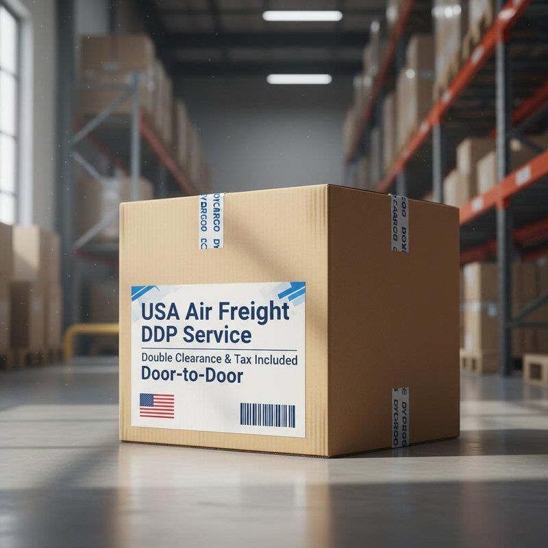 USA Air Freight DDP Service with Double Clearance & Tax Included, Stable Transit Times, and Wide Compatibility for Door-to-Door Delivery