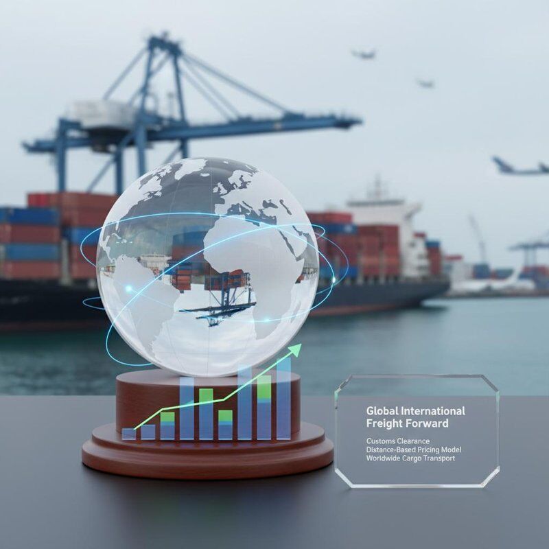 Global Freight Forwarding Service with Real-Time Tracking and Customs Clearance for Worldwide Coverage