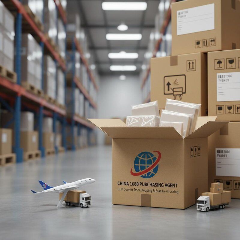 China 1688 Purchasing Agent Offers DDP Door-to-Door Shipping & Fast Delivery on Air+Trucking Products