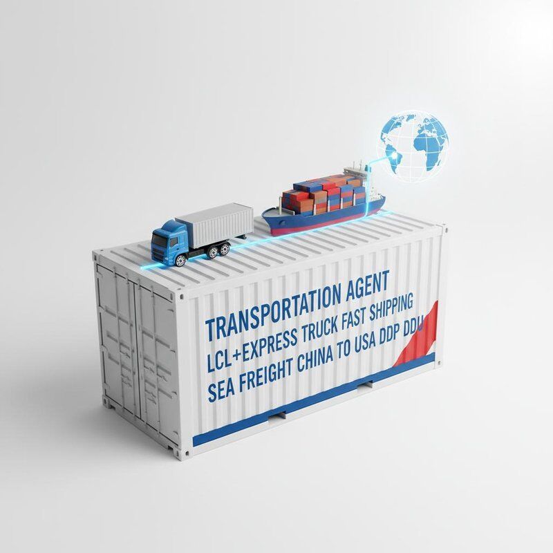 Professional Freight Forwarder and Shipping Agent Offering Door-to-Door DDP Shipping with Customs Clearance and Free Storage