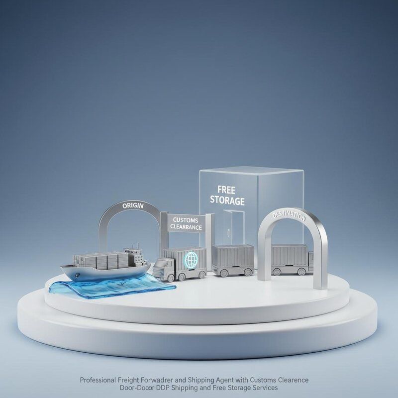 Professional Freight Forwarder Offering Door-to-Door DDP Shipping with Customs Clearance and Free Storage Services