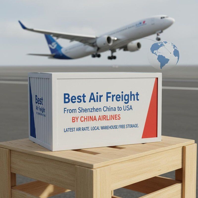 Fast Transit Air Freight from Shenzhen to USA with Door-to-Door Service and Free Storage