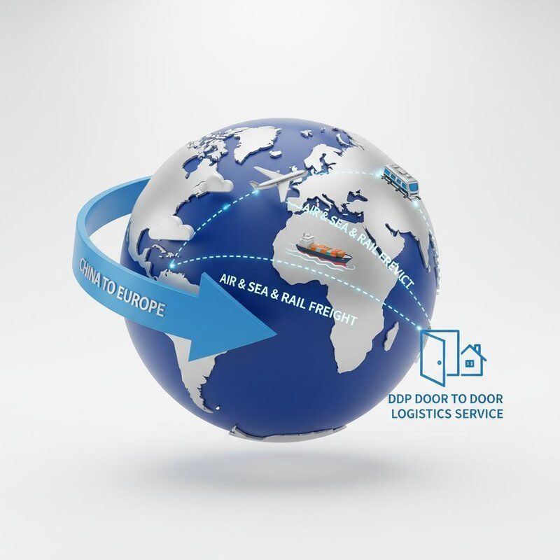 China To Europe Air & Sea & Rail Freight DDP Door To Door Logistics Service