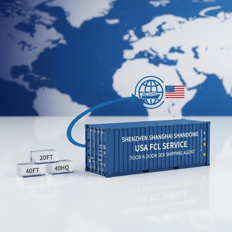Professional Freight Forwarder and Shipping Agent Offering FCL Service and Sea Shipping with Door to Door Delivery