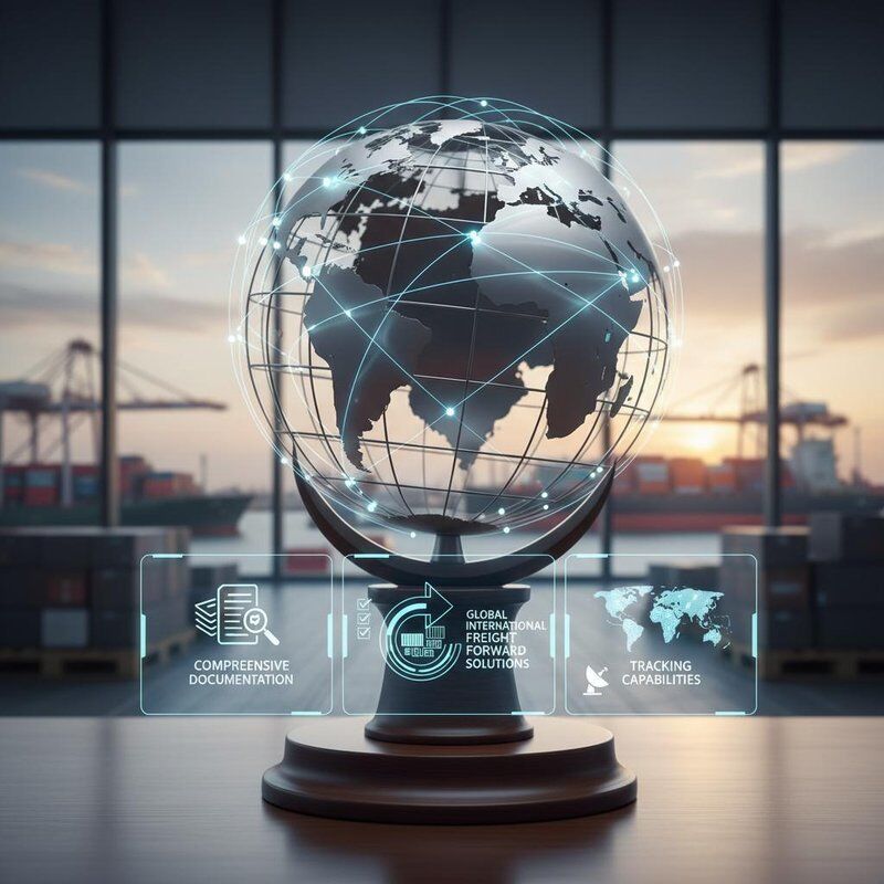 Global International Freight Forward solutions ensuring cargo movement with comprehensive documentation and tracking capabilities