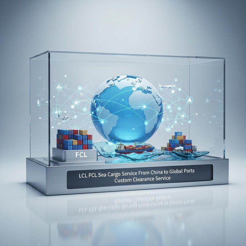 LCL FCL Sea Cargo Service From China to Global Ports Custom Clearance Service
