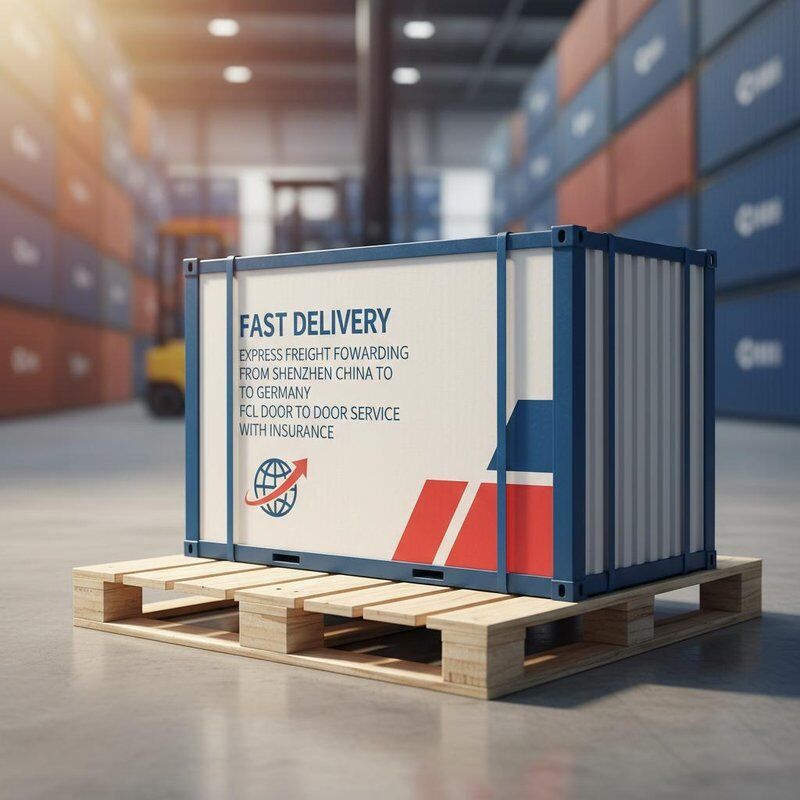 Fast Delivery Freight Forwarding from Shenzhen to Germany with Door-to-Door DDP Shipping and Insurance