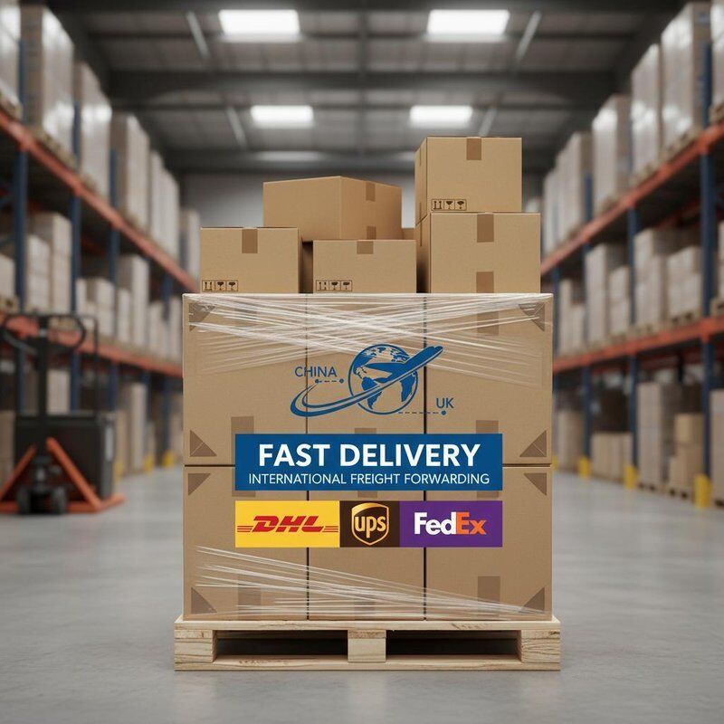 Fast Delivery International Freight Forwarding with DHL/UPS/FEDEX from China to UK