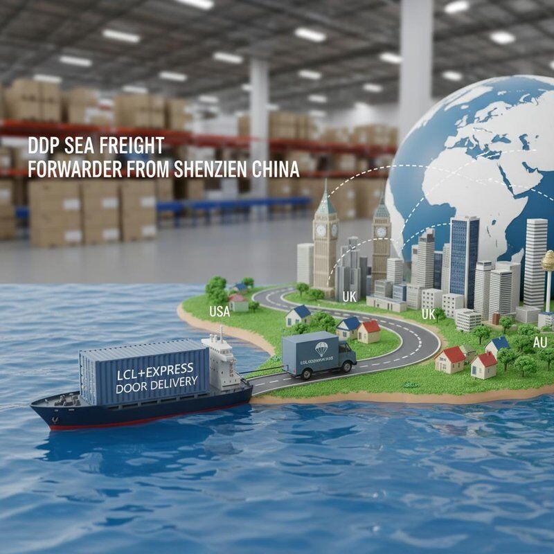 Professional Freight Forwarder Offering Door-to-Door DDP Shipping with Double Clearance Sea Freight and Tax-Included International Logistics Services
