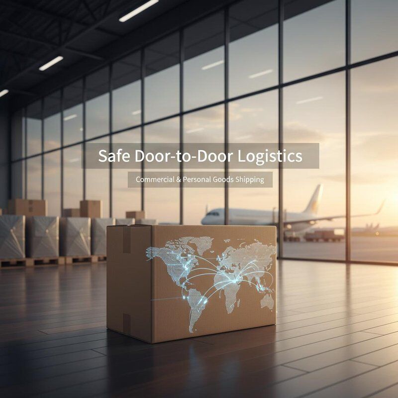 Safe door-to-door logistics for commercial and personal goods shipping
