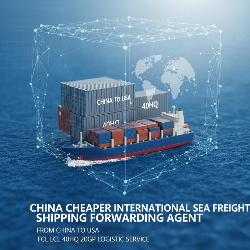 China to USA International Freight Forwarding Service with FCL LCL and 40HQ 20GP Shipping Options