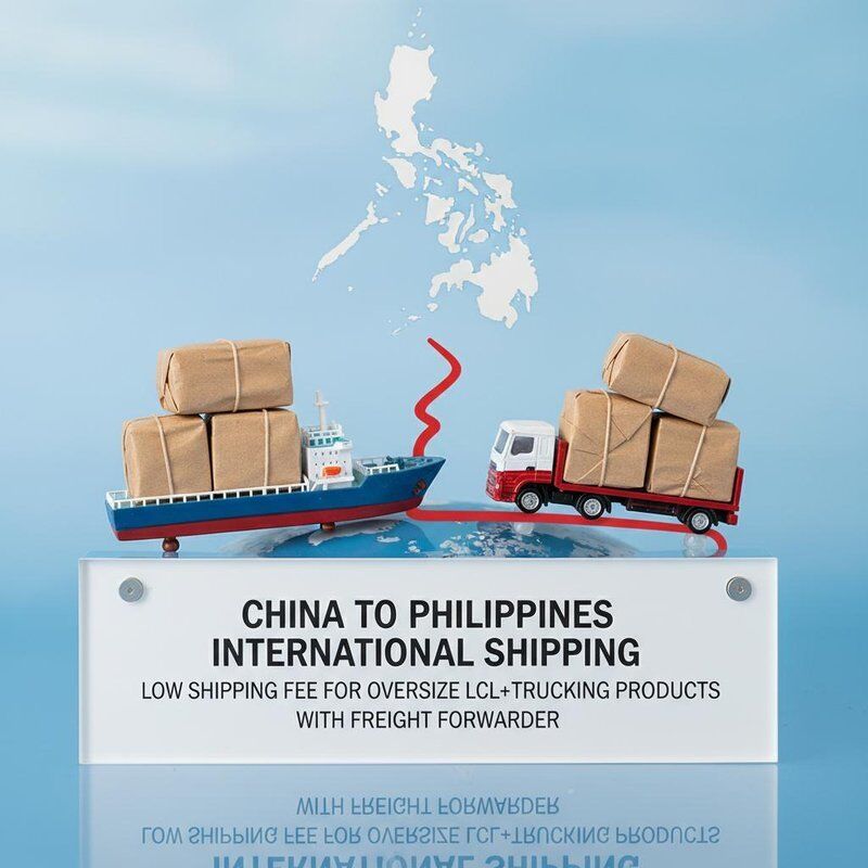 China to Philippines International Shipping with Low Shipping Fee for Oversize LCL+Trucking Freight Forwarding