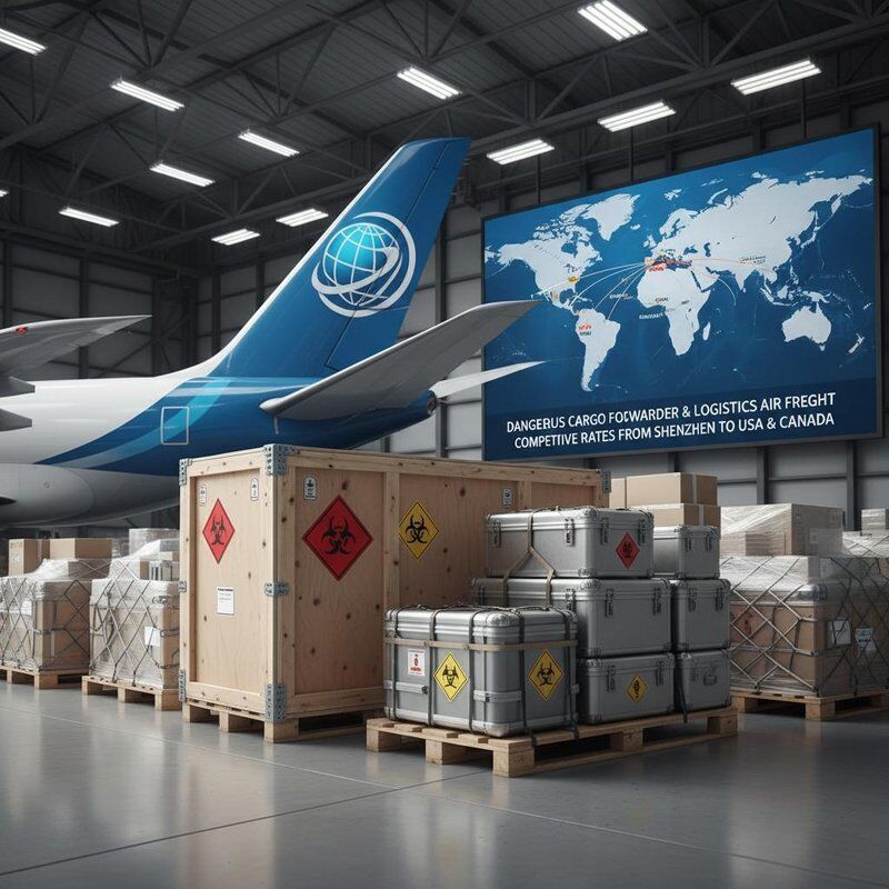 Dangerous Cargo Forwarder and Logistics Air Freight with Competitive Rates from Shenzhen to USA Canada