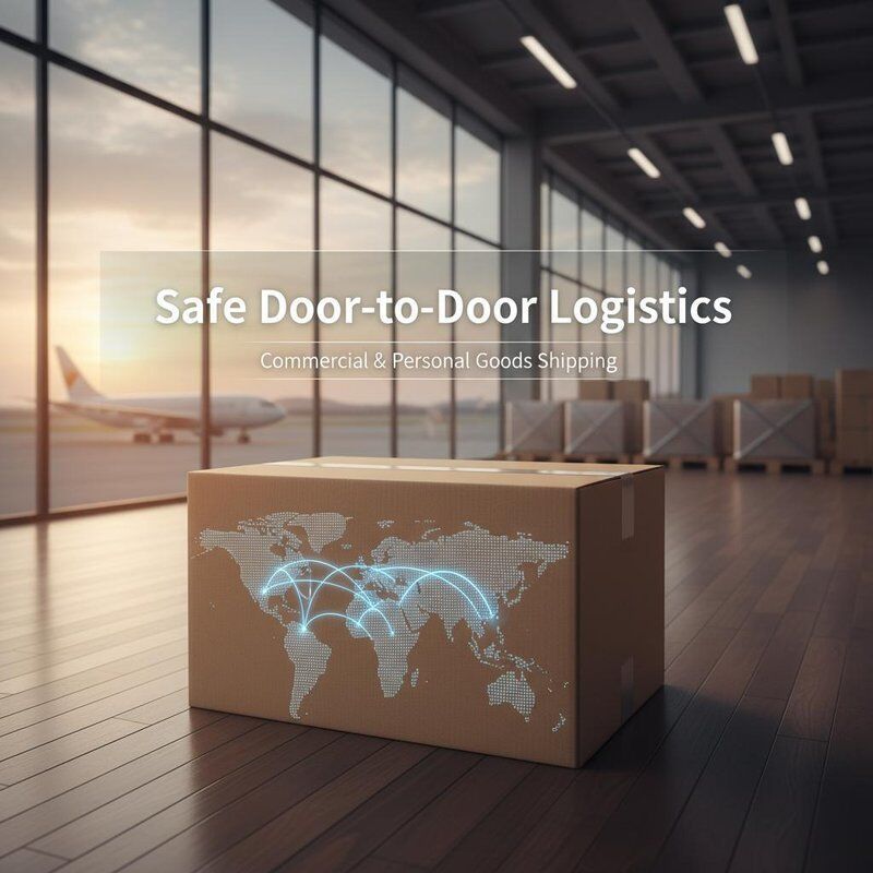 Safe door-to-door logistics for commercial and personal goods shipping