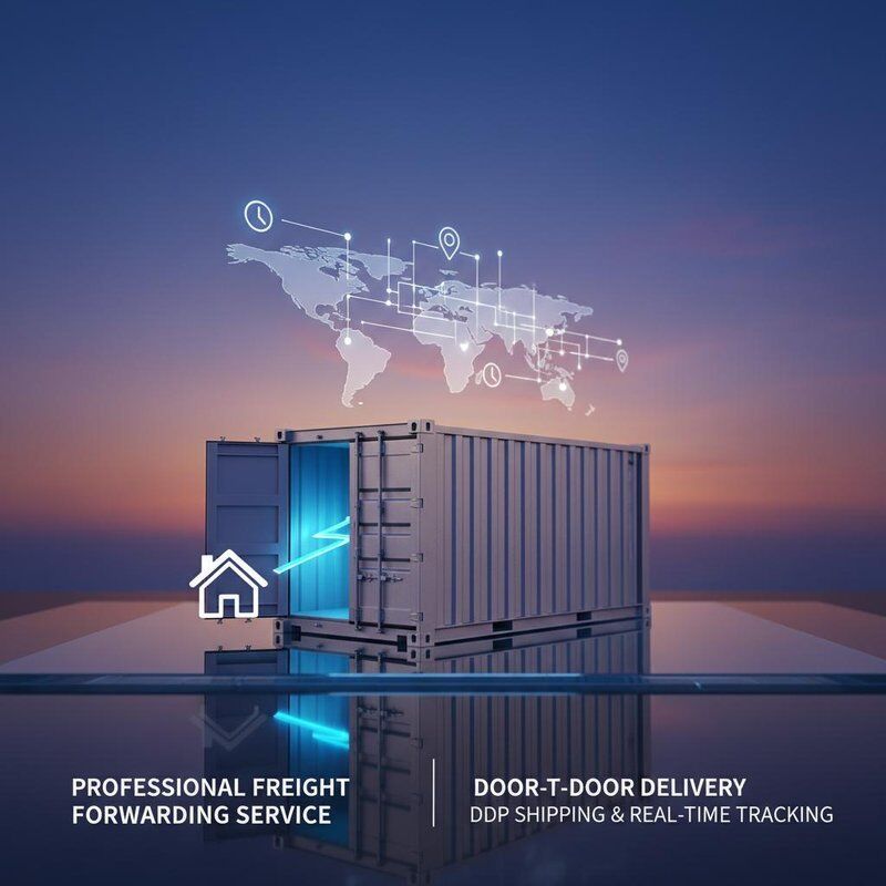 Professional Freight Forwarding Service with Door-to-Door Delivery DDP Shipping and Real-Time Tracking