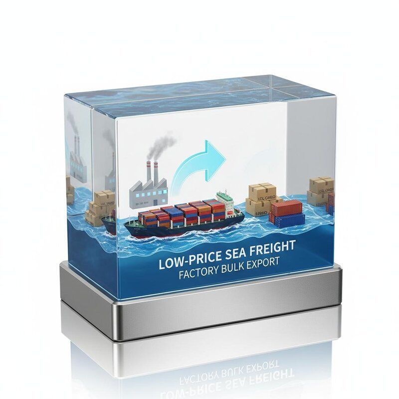 Low-price LCL FCL sea freight for factory bulk export cargo